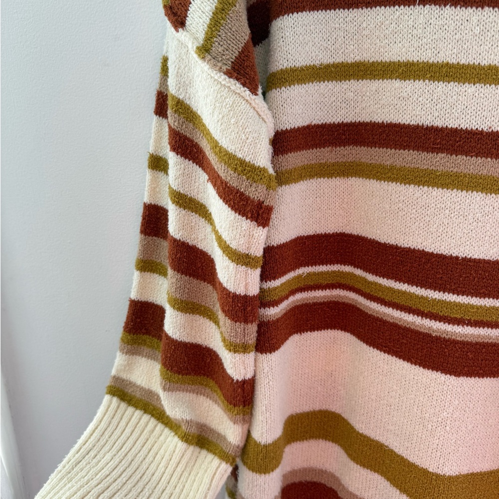Free People Beach Toes in the Sand Maxi Sweater Tunic S - Picture 5 of 6